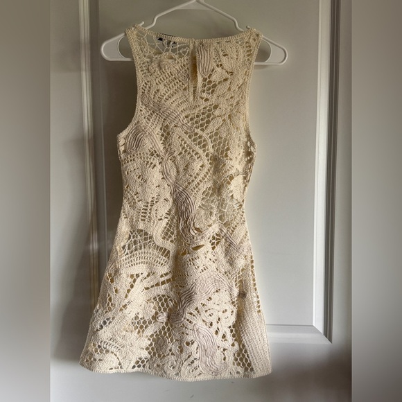 H&M Cream Crochet Mini Dress - Picture 11 of 11